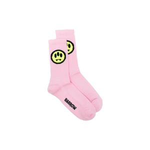 Unisex pink logo socks