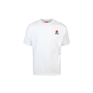 T-shirt ricamata Boke Flower Crest bianca
