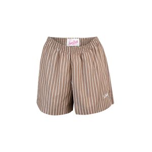 Pull up shorts with sand stripes