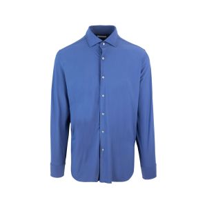 Camicia classica elasticizzata Azzurra