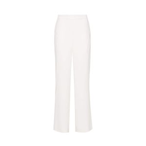 Wide cream trousers