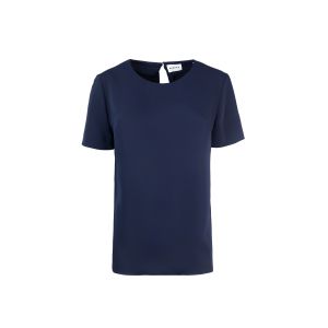T-shirt in poliestere blu navy