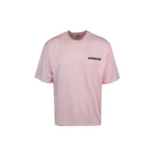 T-shirt rosa con stampa