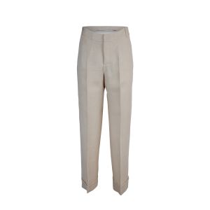 Palazzo trousers in linen canvas