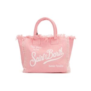 Pink canvas Vanity bag