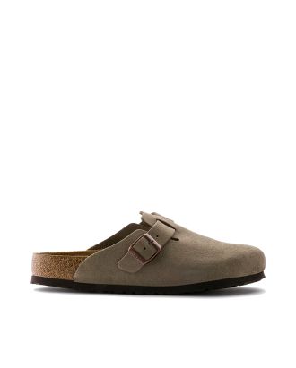 Sabot Boston Taupe Suede Leather