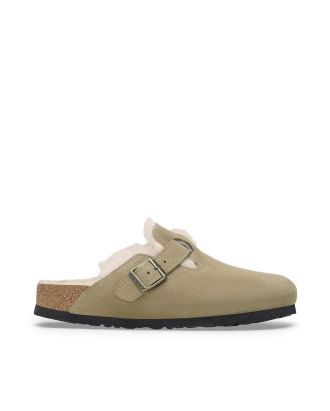 Boston Shearling Taupe slipper