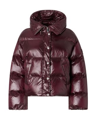 Dark Bordeaux Technical Down Jacket
