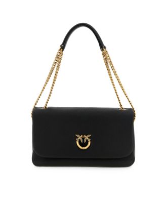 Click Soft Horizontal Chain Bag Black