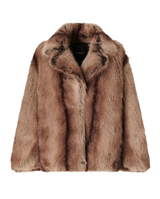 Caledenia Beige Fur Caban