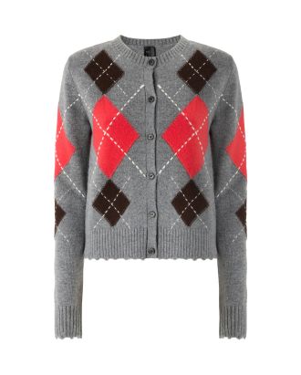 Cardiff Argyle Gray Cardigan