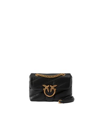 Love Puff Baby Bag Black Antique Gold