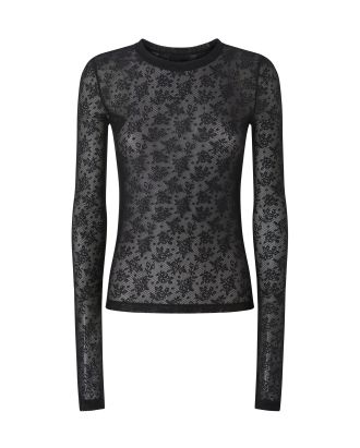 Black Lace Limousine Sweater