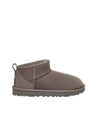 Women's Classic Ultra Mini Grey Ankle Boot