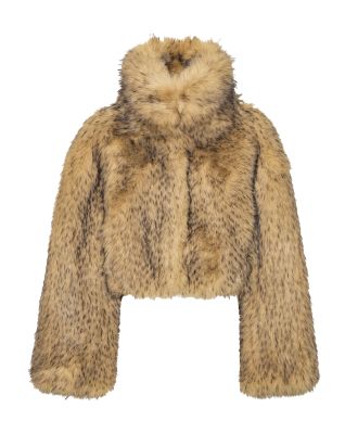 Nougat Crop Eco-Fur