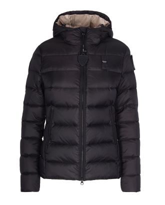 Piumino Charme Nero Interno Beige