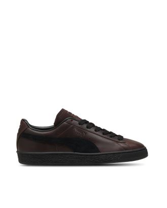 Sneakers Suede Dressed Leather Brown