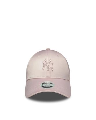 9FORTY NY Yankees Satin Pastel Pink Cap