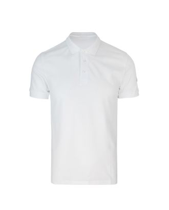 Polo in piquè bianca
