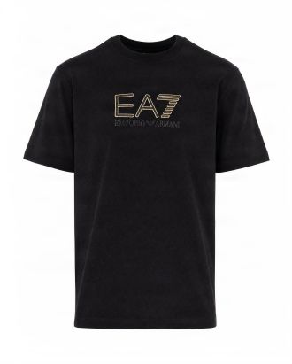 Premium Label Maxi Logo T-Shirt Black