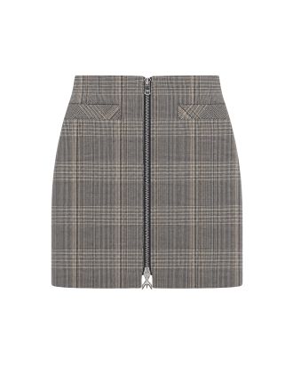 Minigonna Brown Check