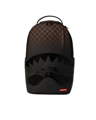 Brown Check Ghost Drip Backpack
