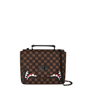 Borsa A Spalla Bubble Brown Check