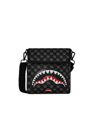 Sharks In Paris Wtf Bubbly Black Check Shoulder Bag