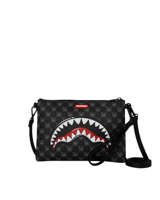 Sharks In Paris Wtf Bubbly Black Check Shoulder Bag