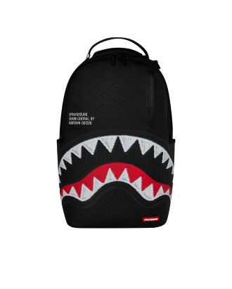 Zaino Shark Central Black Embroidered