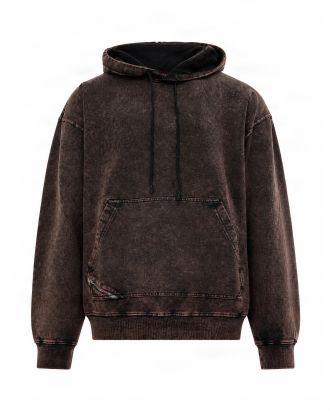 Boxt Stone Washed Dark Brown Sweatshirt