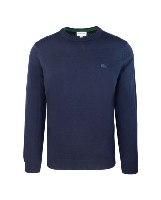 Blue merino wool sweater