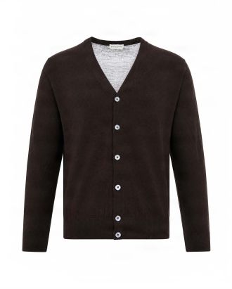 Cardigan V Brown