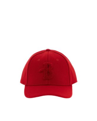 Cappellino Logo Crimson Red