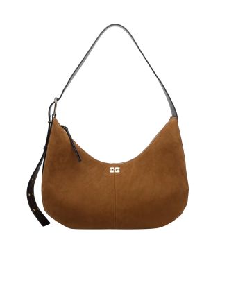 Caramel Café Medium Hobo Belt Bag