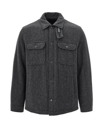 Camicia Imbottita Alaskan Herringbone Grey