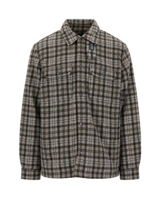 Camicia Imbottita Alaskan Beige Check