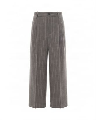 Pantalone Gessato Tortora