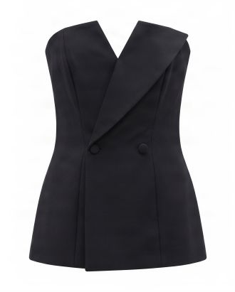 Top Gilet Nero