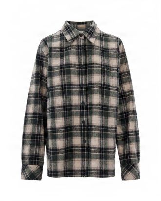 Camicia Check Grigia Antracite