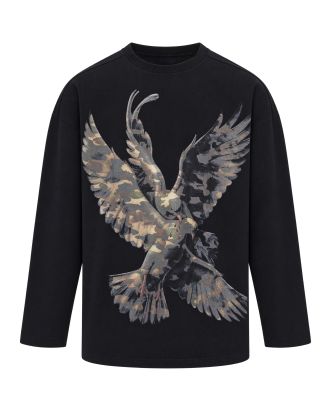 Ls Forgive My Sins Black T-shirt