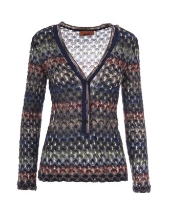 Multi Dark Knit Top