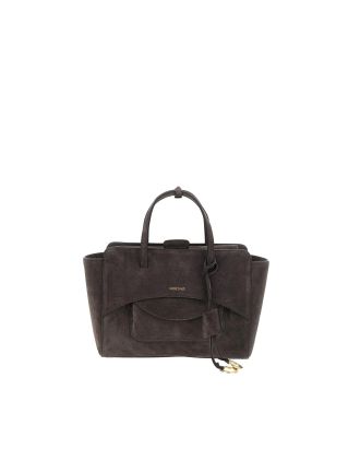 Borsa Flap M Suede Smoky