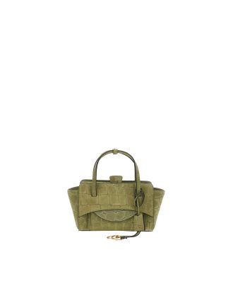 Borsa Flap S Suede Olive