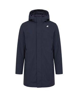 Giubbino Thomas Warm Micro Canvas Blue Depth