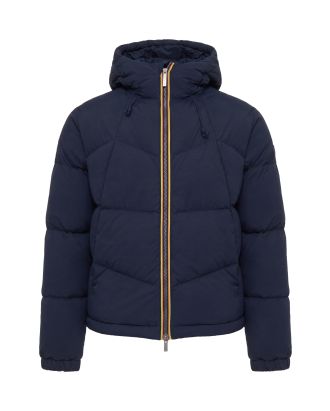 Piumino Quill Fancy Nylon Blue Depth