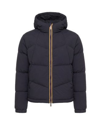 Piumino Quill Fancy Nylon Black Greyish