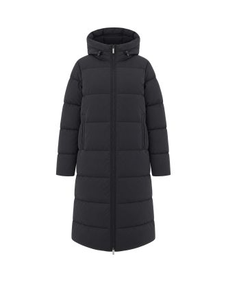 Piumino Dina Shiny Nylon Fur Black