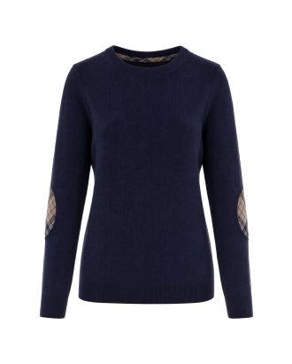 Blue Crew Neck Sweater