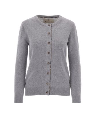 Gray Marl Birchwood Crew Neck Cardigan